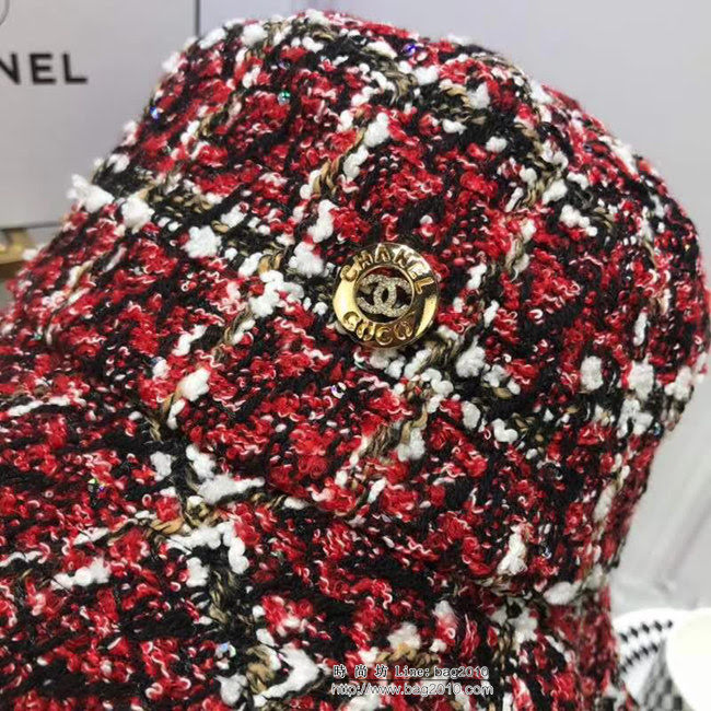 CHANEL香奈兒 2018秋冬新款 情侶款百搭漁夫帽 旅遊必備 LLWJ7434